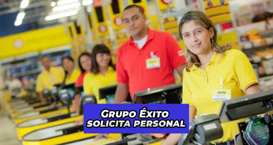 GRUPO ÉXITO - SOLICITA ALMACENISTA CON/SIN EXP
