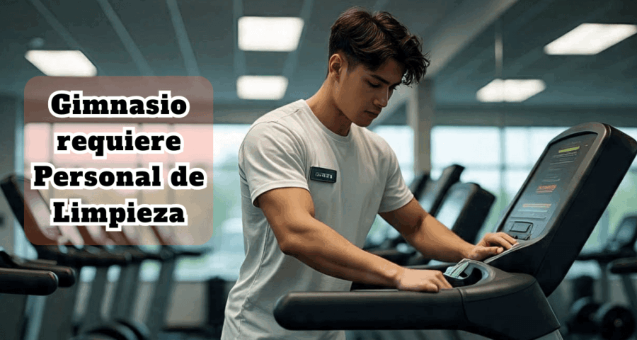 Gimnasio requiere Personal de limpieza