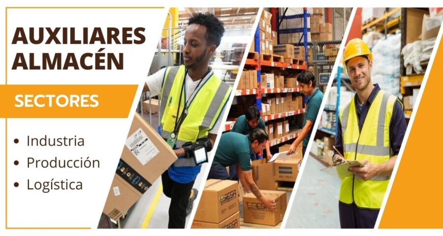 Gran convocatoria en busca de AUXILIARES DE ALMACÉN para diversas empresas