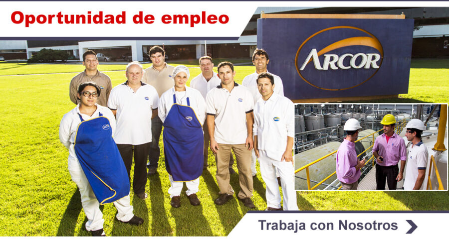 Grupo Arcor ofrece nuevas ofertas de empleo en el sector de alimentos, negocios y más