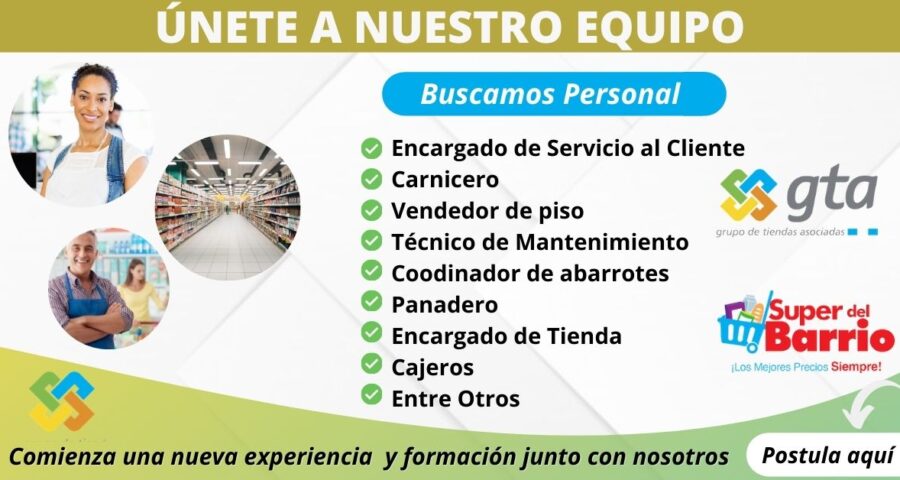 Grupo GTA  – Busca personal para distintas áreas
