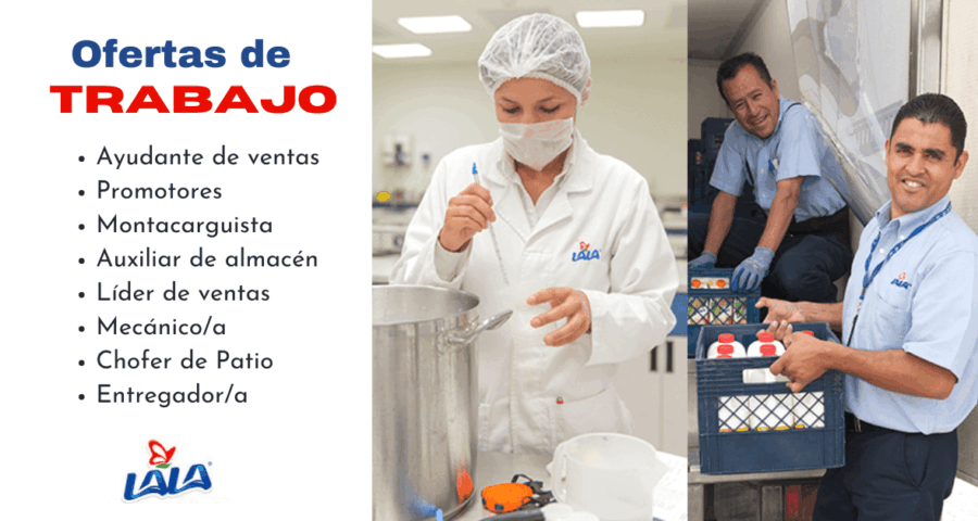 Grupo Lala trabajos y empleos recientes