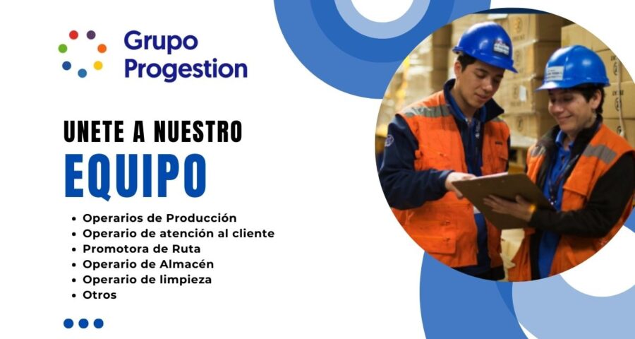 Grupo Progestion: Trabajos para Operario de Produccion y Limpieza