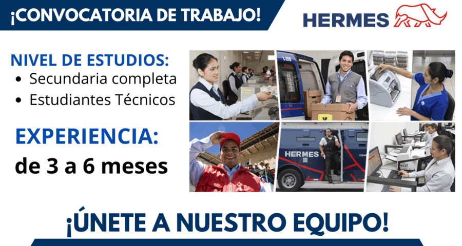 Hermes Transportes Blindados: Se encuentra en la búsqueda de nuevos talentos a nivel nacional