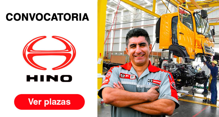 Hino esta ofreciendo nuevos puestos de trabajo (vendedores, mecánicos, pilotos y más)