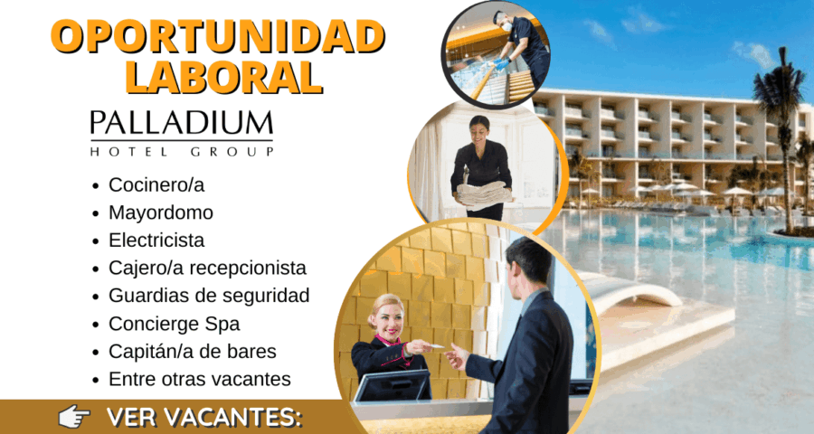 Hotel Palladium Group - busca nuevo personal de trabajo