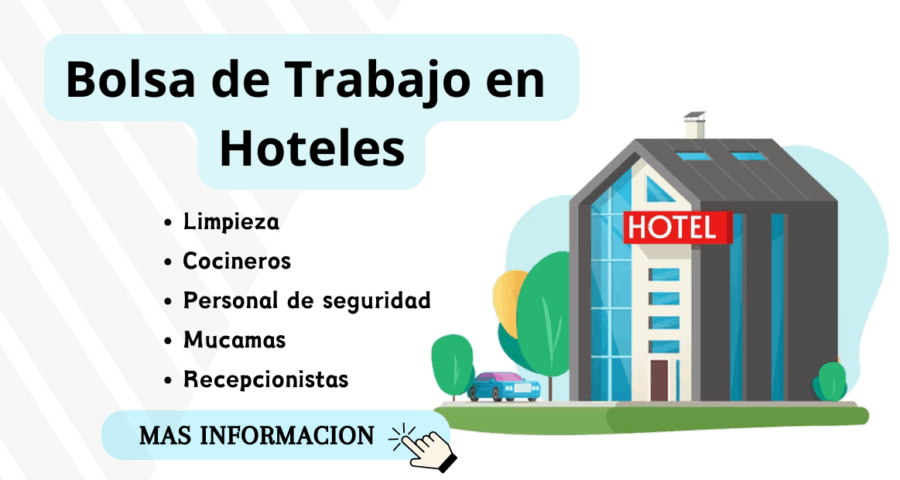 Hotel busca personal de trabajo
