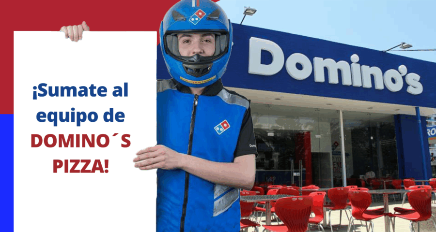 Importante cadena de pizzerías DOMINOS PIZZA cuenta con nuevas plazas