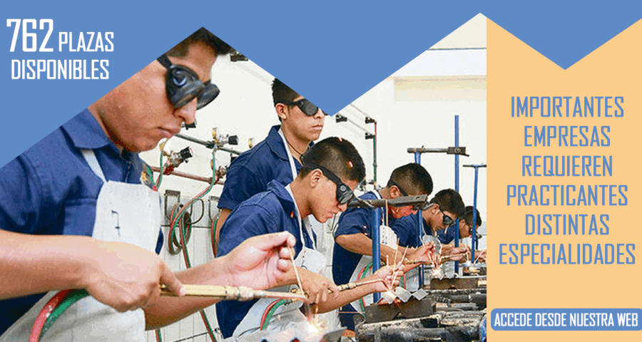 Importantes empresas requieren Practicantes distintas especialidades 762 plazas disponibles