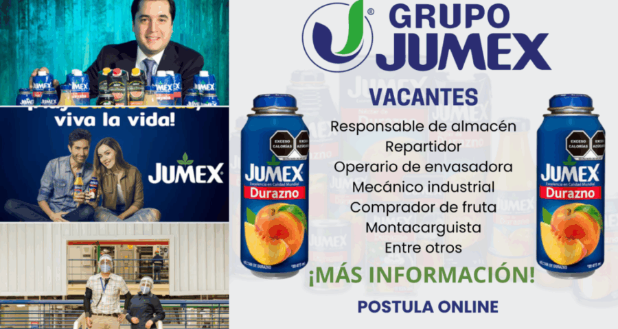 JUMEX-Apertura nuevas vacantes laborales