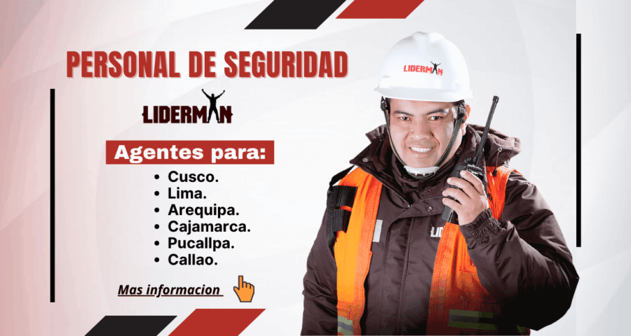 Liderman empresa de SEGURIDAD requiere personal