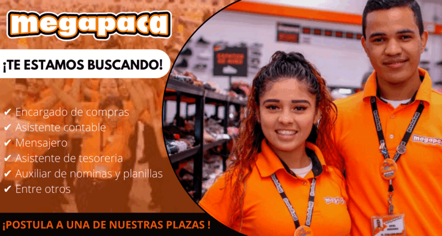 MEGAPACA – Ofrece bolsa de trabajo