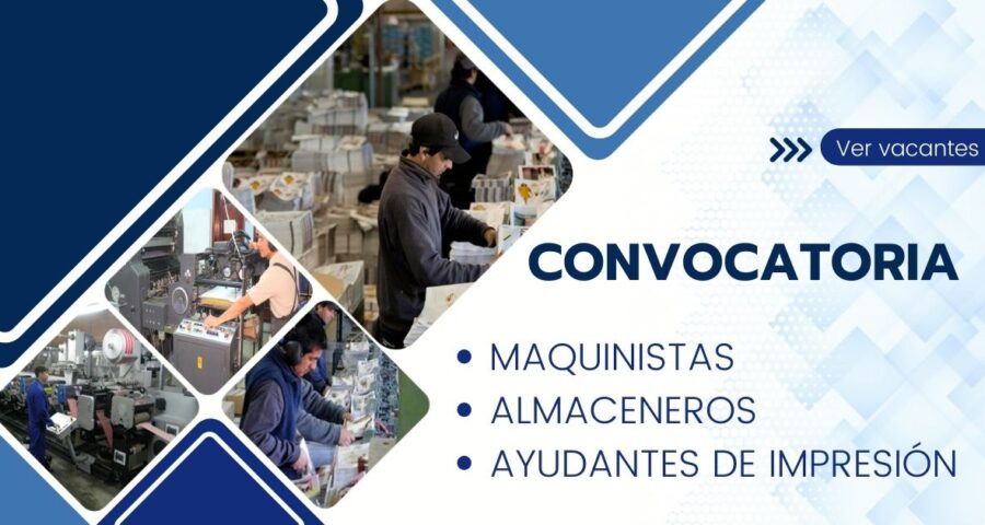 Masiva convocatoria para Maquinistas, Almaceneros y Ayudantes de impresión