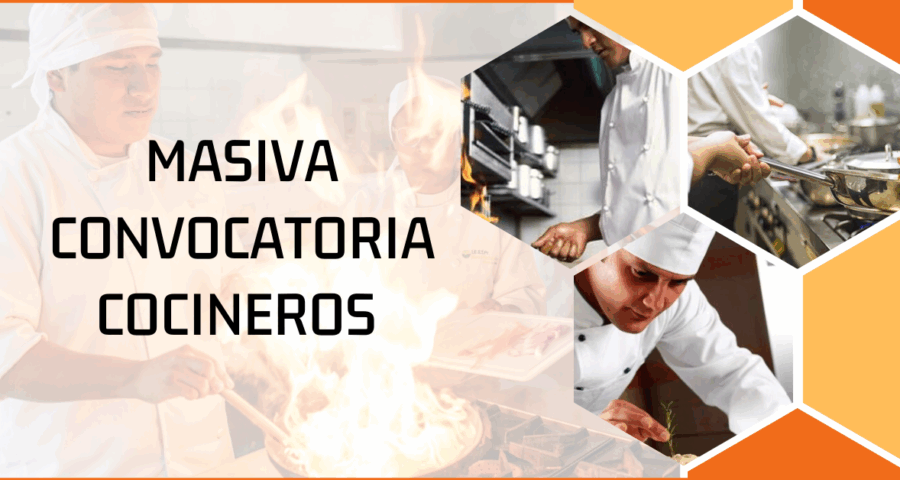Masiva convocatoria para cocineros en reconocida cadena gastronómica NG Restaurants