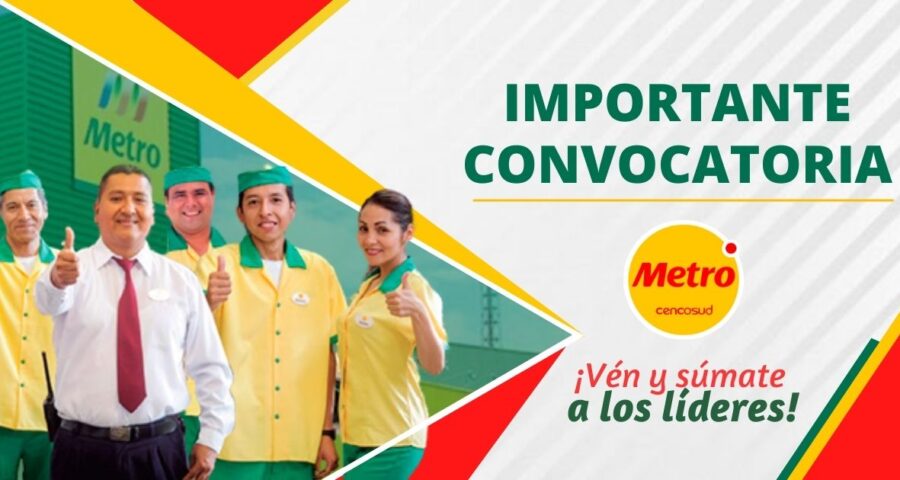 Masiva convocatoria para integrarse a Supermercados METRO