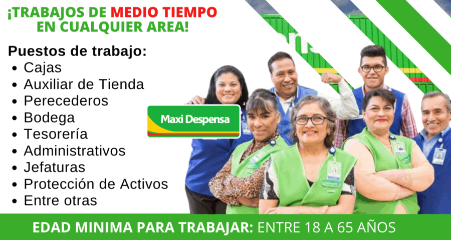 Maxi Despensa ¡Tú oportunidad para brillar está con nosotros ¡Únete al equipo!