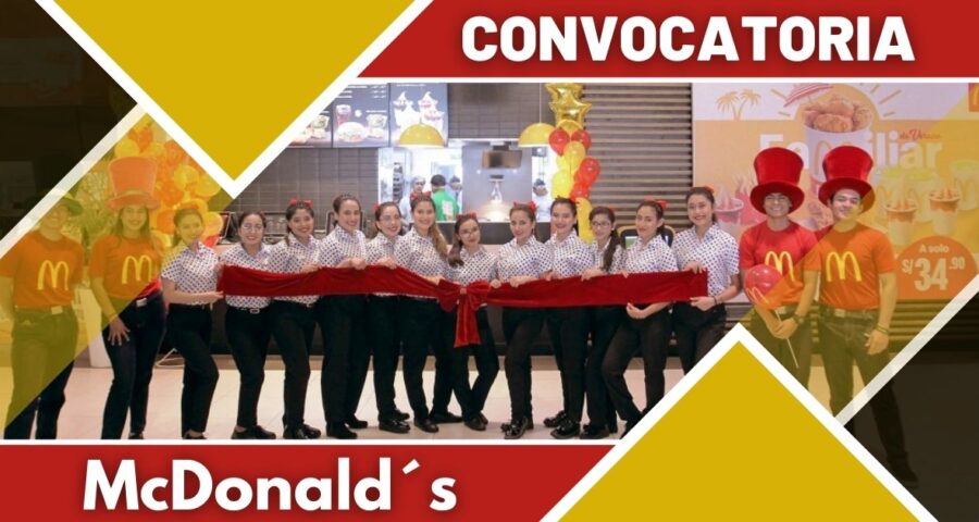 McDonald’s la cadena Fast Food más grande del mundo requiere de nuevos colaboradores