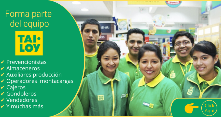 Nuevas y atractivas plazas esperan por ti en TAI LOY