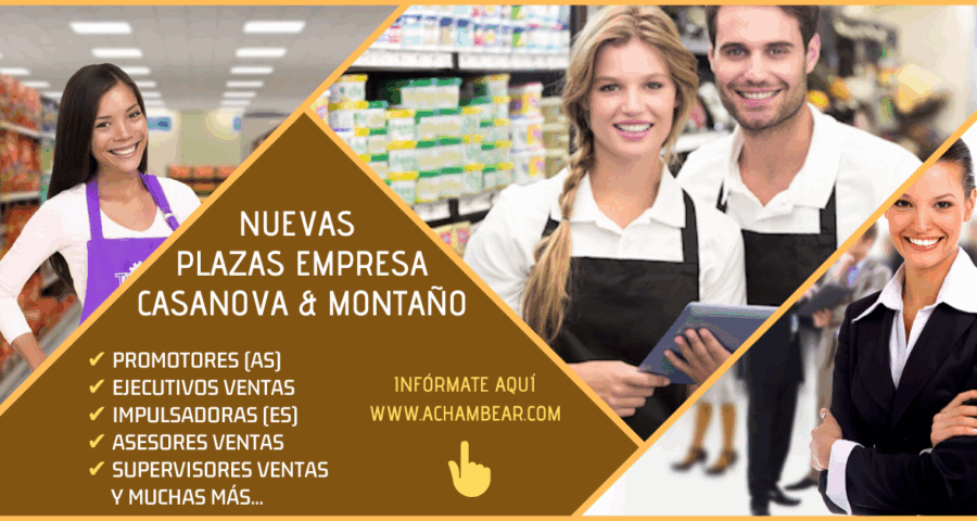 Nuevas y atractivas plazas para laborar en empresa Casanova & Montaño