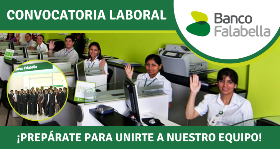 OPORTUNIDAD LABORAL EN BANCO FALABELLA FINANCIERA PERU