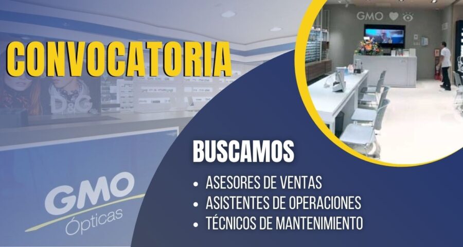 ÓPTICAS GMO ofrece nuevas plazas para asesores de ventas