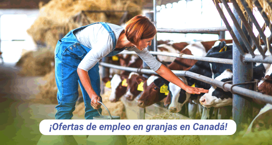 Ofertas de empleo en granjas en Canadá para latinos
