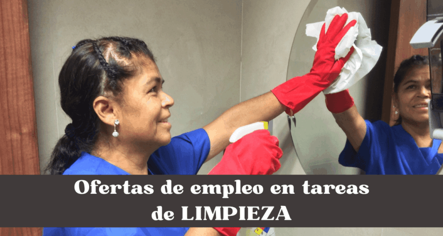 Ofertas de empleo en tareas de Limpieza