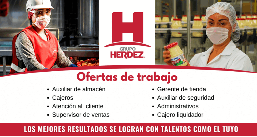 Ofertas de trabajo en Grupo Herdez