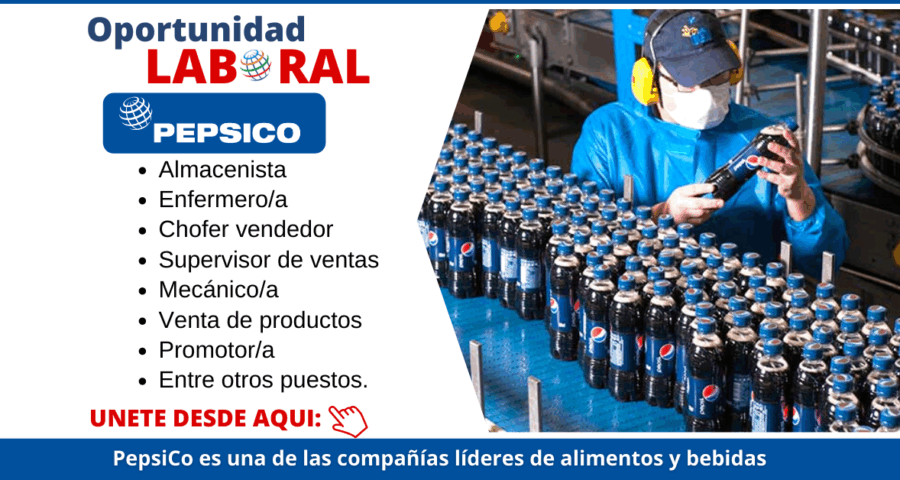 Ofertas de trabajo en Pepsico