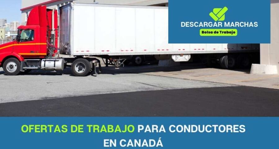 Ofertas de trabajo para conductores en Canadá