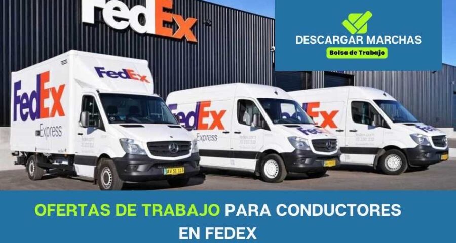 Ofertas de trabajo para conductores en Fedex
