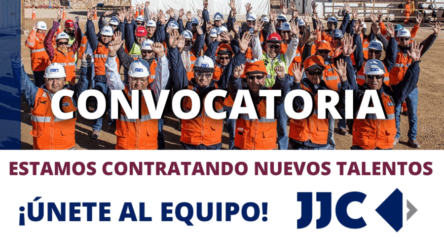 Oportunidad de Trabajo en Grupo JJC líder en Ingeniería y Construcción