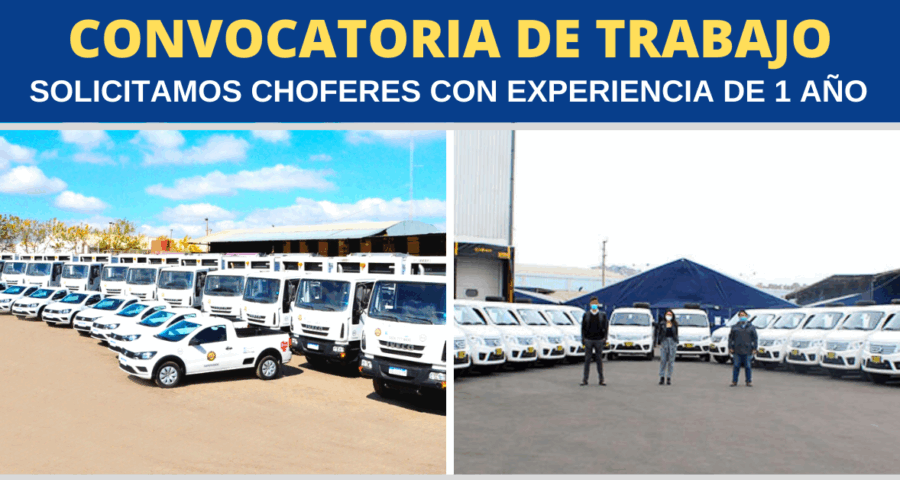Oportunidad de trabajo: Empresas requieren choferes urgente