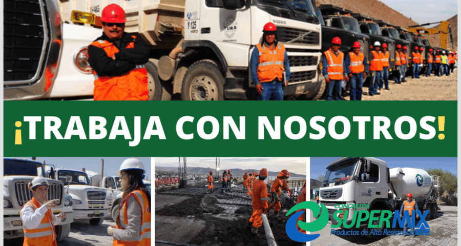 Oportunidad de trabajo en importante compañía de la industria concretera