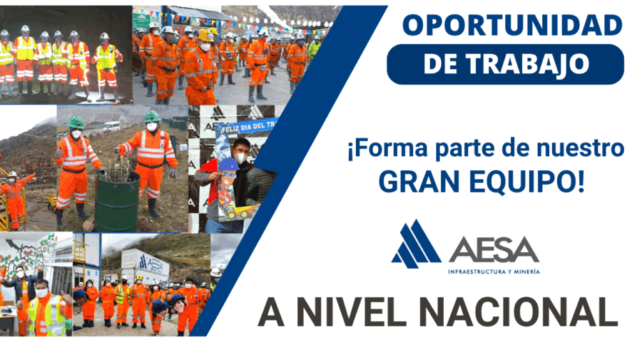Oportunidad laboral en Aesa a nivel nacional ¡Únete a nuestro equipo de talentos!