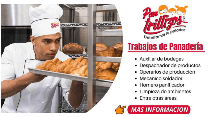 Panadería Los Trillizos - requiere ayudantes de trabajo