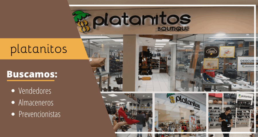 Platanitos Boutique se encuentra en la búsqueda de personas responsables y proactivas