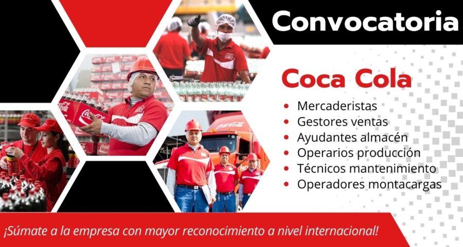 Plazas disponibles en ECOBESA – COCA COLA