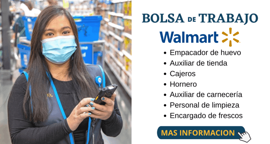 Postúlate a los trabajos de Walmart