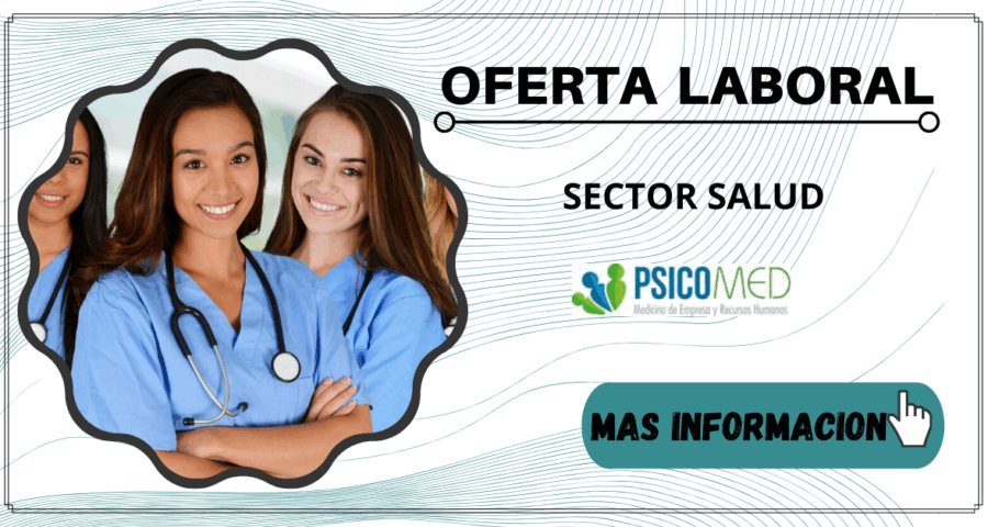 Psicomedic S.A. requiere personal de Trabajo