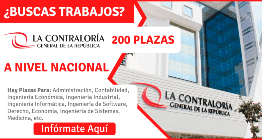 Reciente Convocatoria Laboral En La Contraloria General De La República