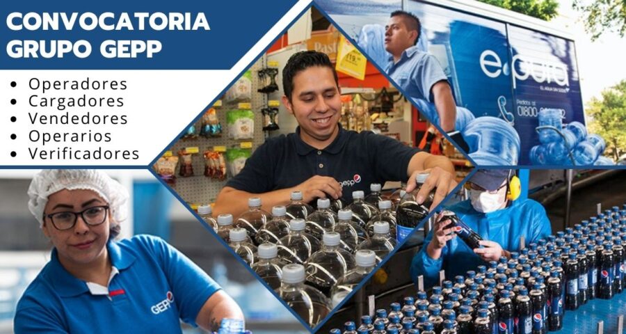 Reconocida distribuidora de bebidas - Grupo GEPP abre masiva convocatoria