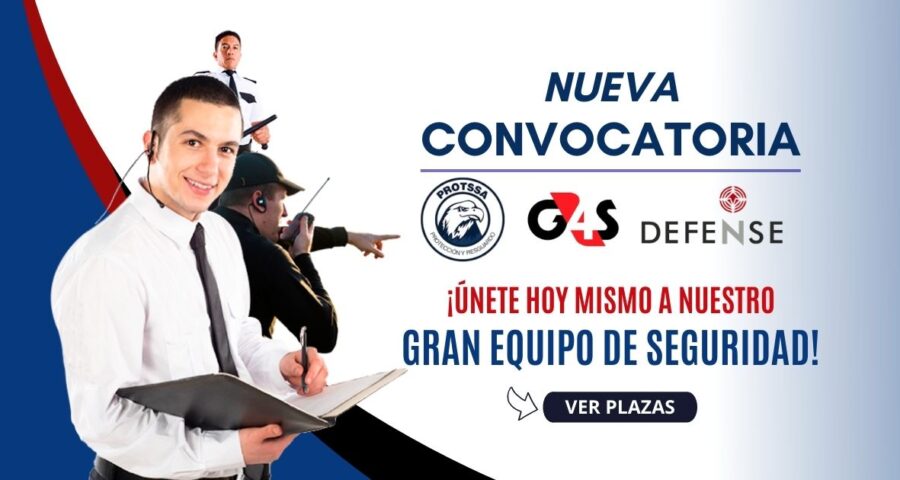 Reconocidas empresas del sector SEGURIDAD cuentan con nuevas plazas