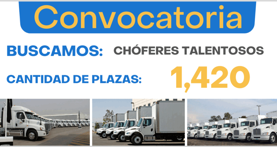 Reconocidas empresas internacionales requieren chóferes para cubrir uno de los 1420 vacantes