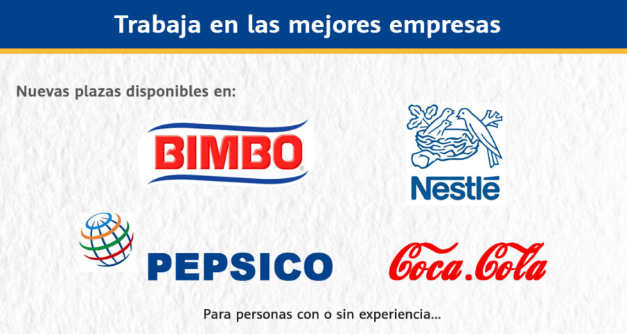 Reconocidas empresas ofrecen nuevas plazas (hay vacantes con o sin experiencia)