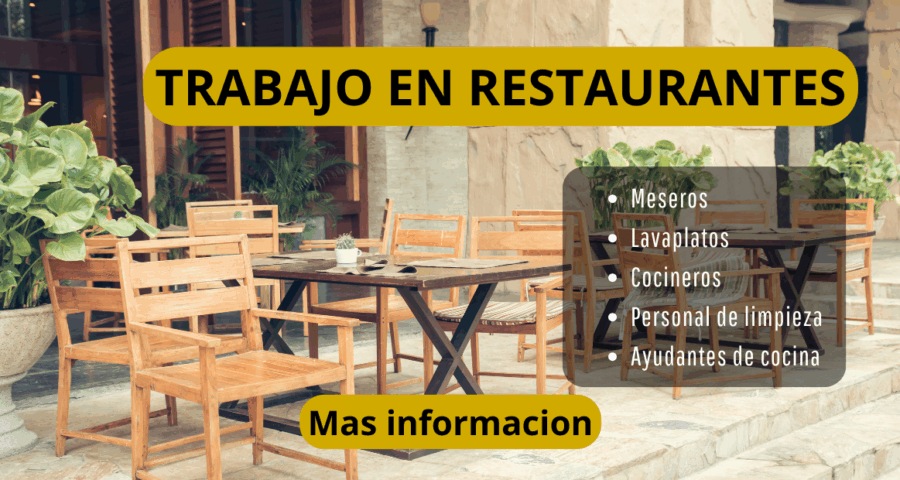 Restaurante requiere personal de Trabajo