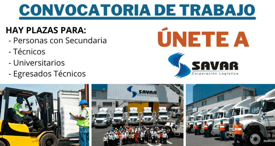 Savar Agentes de Aduana: Entérate de Todas las Vacantes Para Diferentes Áreas Laborales