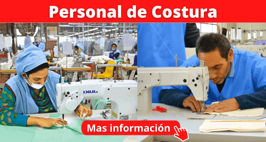 Se Requiere Costureros y Empacador de ropas