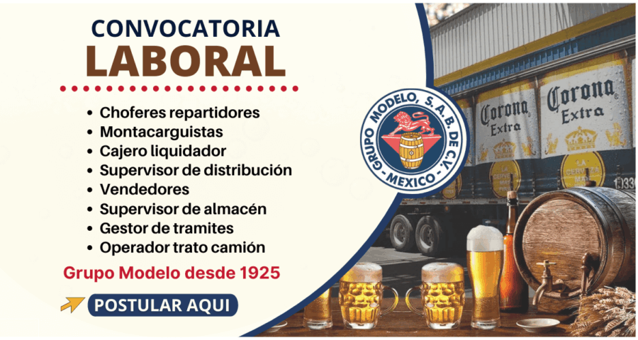 Se Requiere Mas Personal de Trabajo para - Grupo Modelo