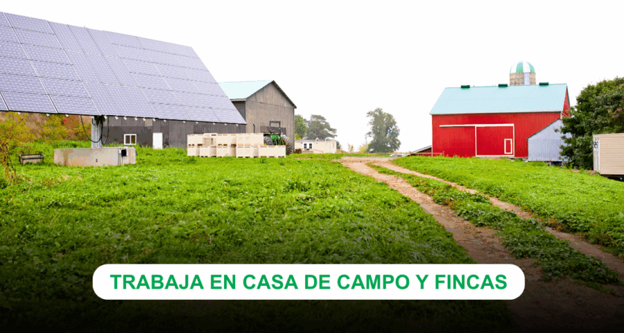 Se busca cuidadores de casas de campo y fincas